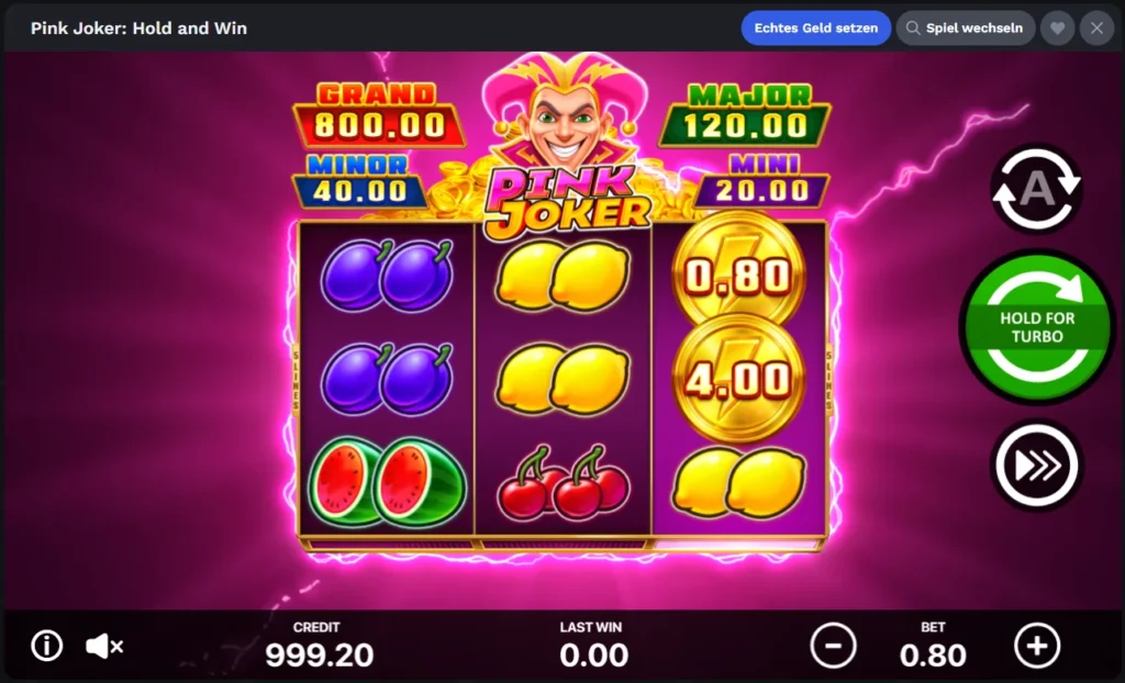Demomodus zum kostenlosen Testen von Spielen bei Betonred Casino